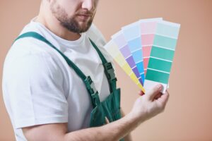 Painter with color palettes