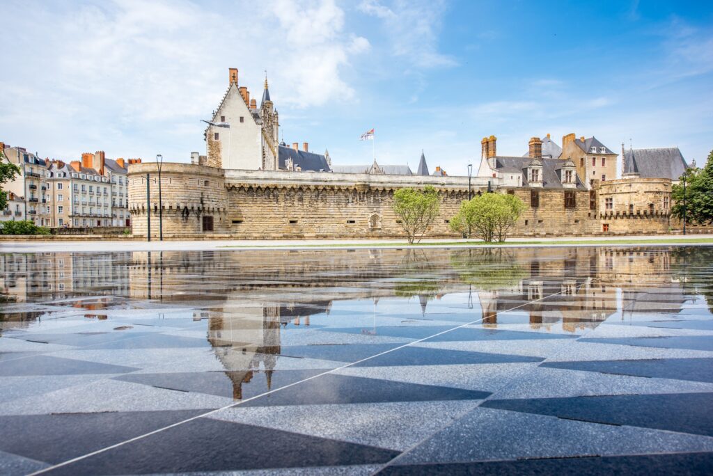 Nantes city in France