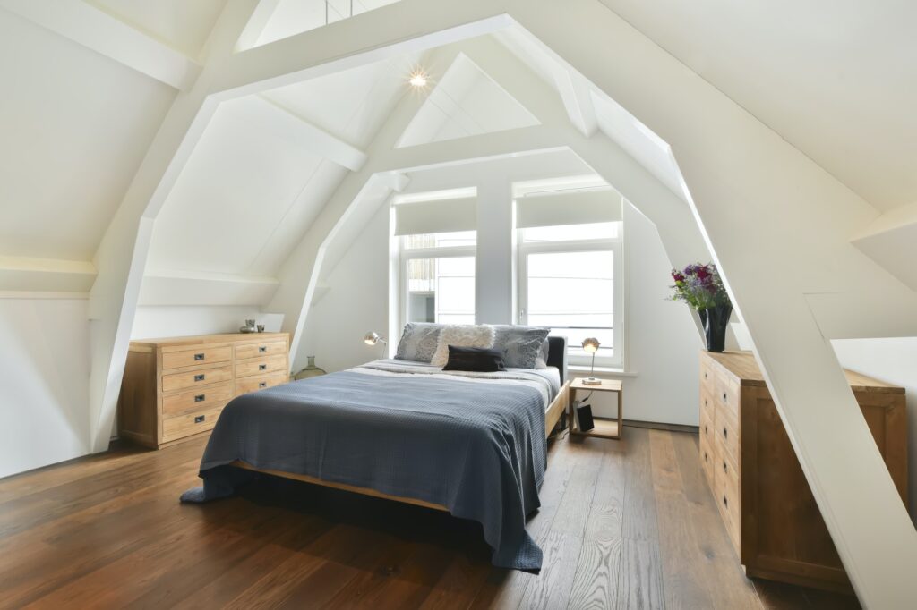 attic bedroom interior
