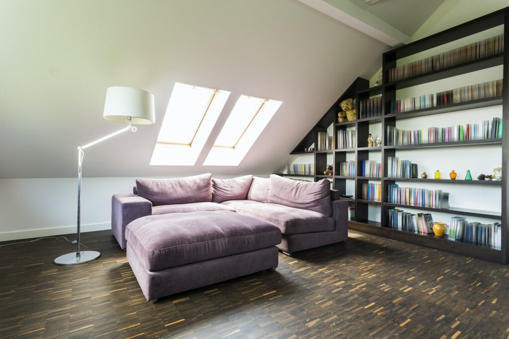 Quiet room in the attic