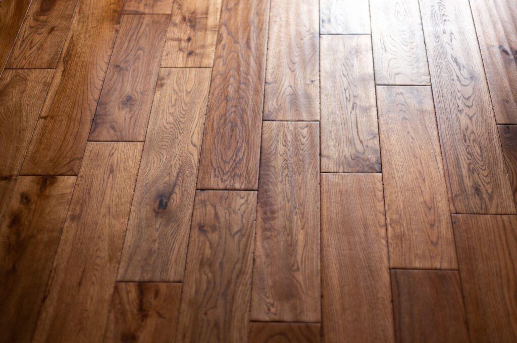 Solid oak wood flooring