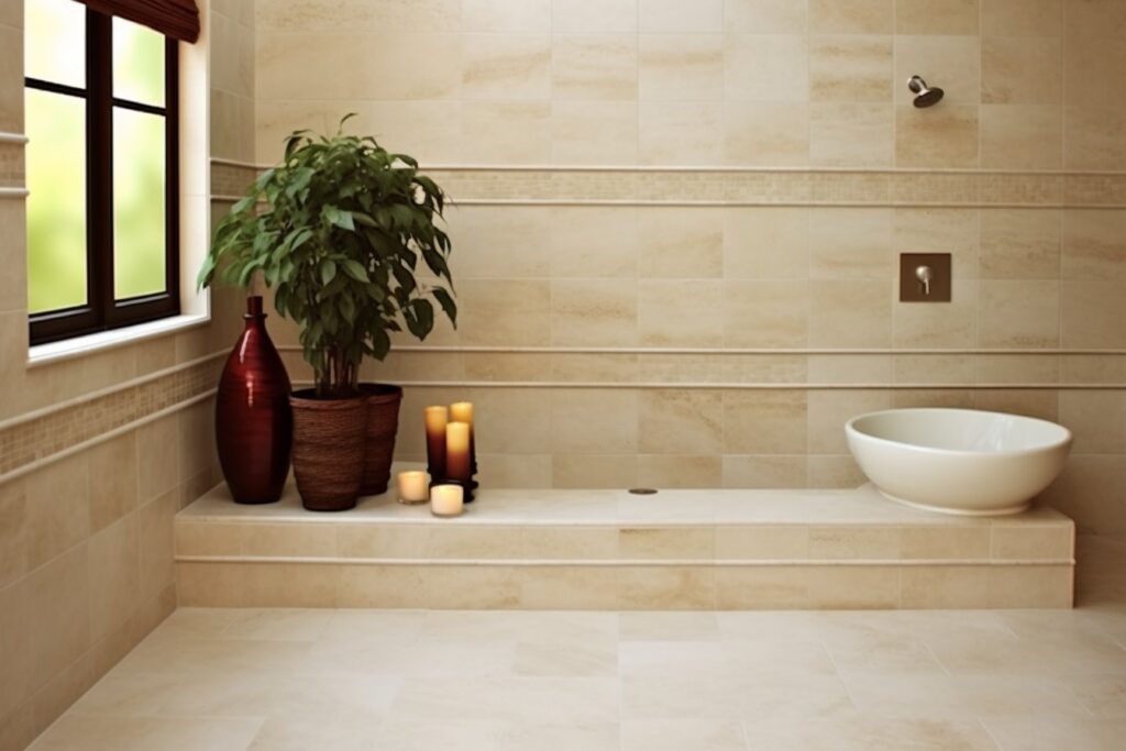 Transformez votre salle de bain grâce au travertin - Idées travaux & déco